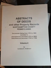 Ab. Deeds Other Property Records Northampton Co. Vol 4