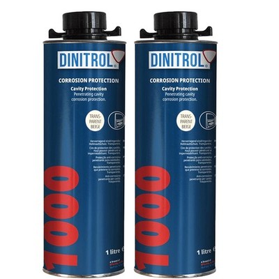 2x DINITROL 1000 Auto Unterboden klar transparent Korrosionsschutz 1 Liter + CP