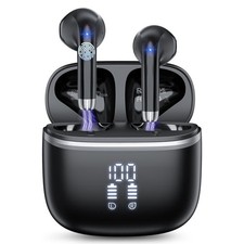 Wireless Earbuds Bluetooth 5.3 Headphone Noise Cancelling Deep Bass Mic LED IPX7