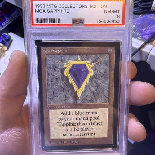 1993 Collectors’ Edition Mox Sapphire PSA 8 NM-MT MTG Power Nine Reserved List