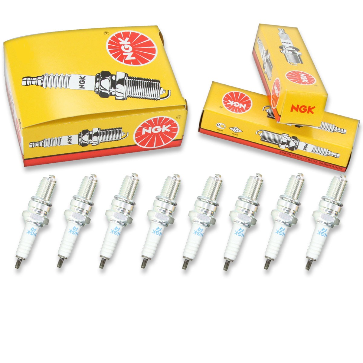 8 pc NGK 7839 DR7EA Standard Spark Plugs for RAX96C 98069-5771P-00 wt