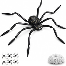 Halloween Spider Balloon Decoration Set with Web Mini Spiders Party Decor Hall