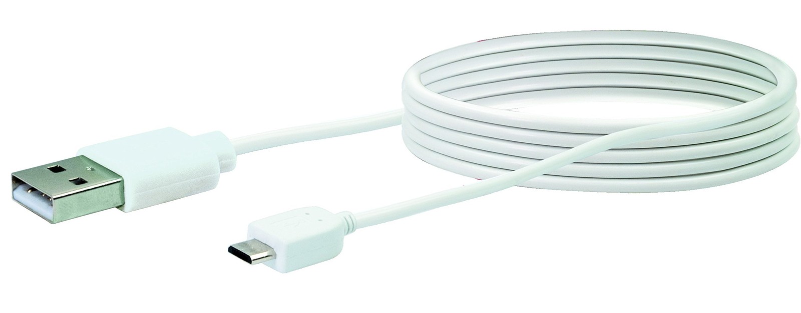 Schwaiger LK200M 532 Micro-USB Sync/Ladekabel (2 m) weiß