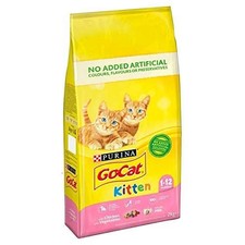 GO-CAT Kitten Chicken & Turkey with Vegetables & Milk Dry Cat Food 2kg 6.63 per kilo