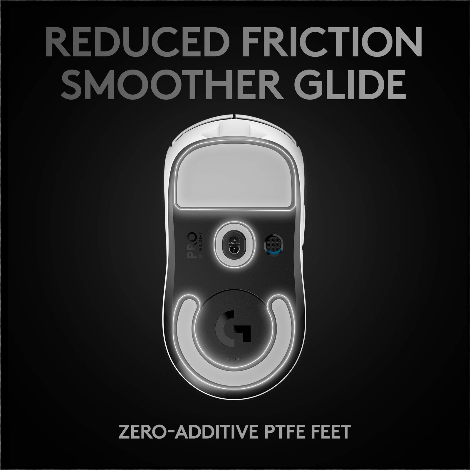 Mouse Gaming Inalámbrico Logitech G PRO X SUPERLIGHT - Blanco, imagen 6