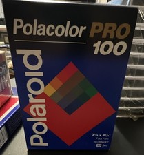 Polaroid Polacolor PRO 100 Instant Color Pack Film ISO 100 3 1/4 x 4 1/4
