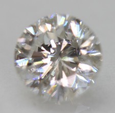 Certified 0.66 Carat D Color VS1 Round Brilliant Natural MINED Diamond 5.5mm