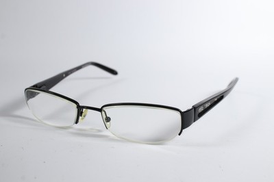 Ted Baker Brille Lavish 2159 Damen Schwarz Halbrand Metall Brille Brillengestell