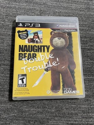 Naughty Bear: Double Trouble Play Station 3 PS3 CIB Complete RARE Tested