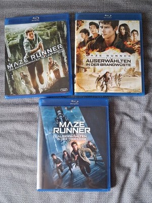 MAZE RUNNER Trilogie [3 Bluray] Labyrinth+Brandwüste+Todeszone
