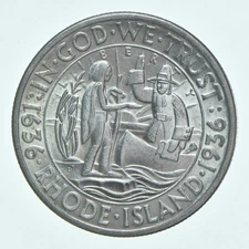 1936-D Rhode Island Commemorative Half Dollar *9316