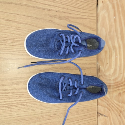 #ad Allbirds Sams Club Exclusive Wool Blue Comfort Walking Shoes Mens Size 10 Euc $27.99