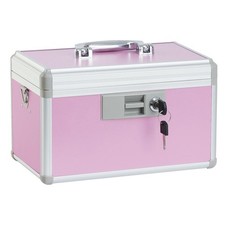 Medicine Lock Box,First Aid Safe Medication Storage Box,Layered Aluminum Dail...