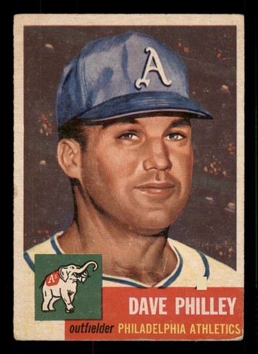 Dave Philley #64 1953 Topps card
