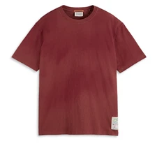 Scotch & Soda Loose Fit Irregular Dyed Artwork Tee $68 Size M # 4A 1342