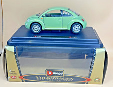 Burago 1:24 Volkswagen New Beetle 1998 Green Ref.1542 – Boxed