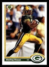 Sterling Sharpe 1991 Upper Deck #b Green Bay Packers FOOTBALL *081