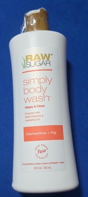 Raw Sugar simply body wash (Clementine + Fig) 25oz