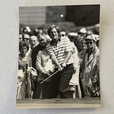 Vintage Golf Photograph Professional Golfer Unidentified 1981