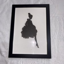 Desenio Fashion Silhouette Print in Black Frame - Chic Wall Art
