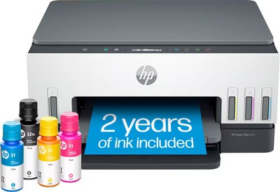 HP - Smart Tank 6001 Wireless AI-Enabled All-in-One Cartridge-Free Supertank ...