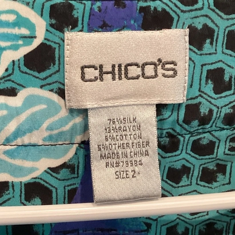 Top Kimono De Colección Chicos Para Mujer Mezcla Seda Talla Grande Azul Asiático Burnout Boho Artístico Foto 3 de 4