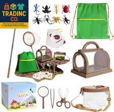 Bug Catcher Kit for Kids Outdoor Explorer Kit with Insect Cage, Observation Box,