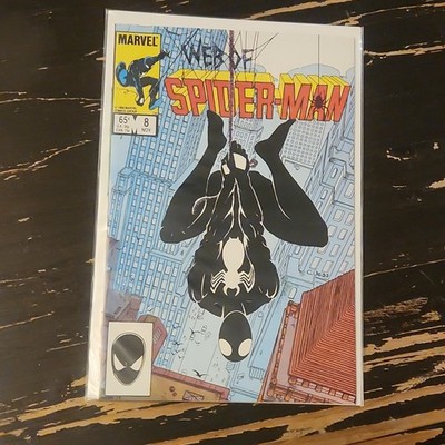 Spider-Man #8 (Marvel Comics 1988) Black Suit Cover Superheroes Single Issue