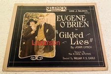 MARTHA MANSFIELD ULTRA RARE TITLE LOBBY CARD 1921 TRAGIC STAR