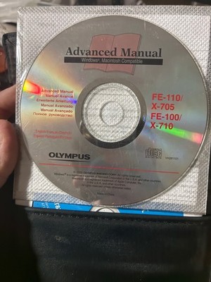 Olympus Advanced Manual & Software CDs Bundle - Good Condition