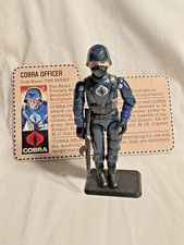Vintage  Loose  100  Comp.  1983 Hasbro GI Joe ARAH Cobra  COBRA OFFICER  v1.5