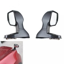 2PC Car Hood Blind Spot SideView Flat Mirror Wide Angle Rear Mirrors Side View