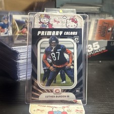 2025 Panini Donruss Optic Luther Burden III Primary Colors RC #6 Bears