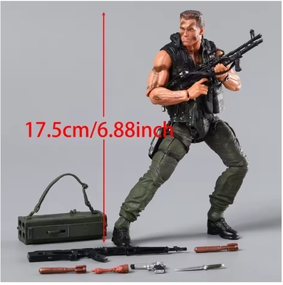 NECA Commando John Matrix Arnold Schwarzenegger Action Figure with