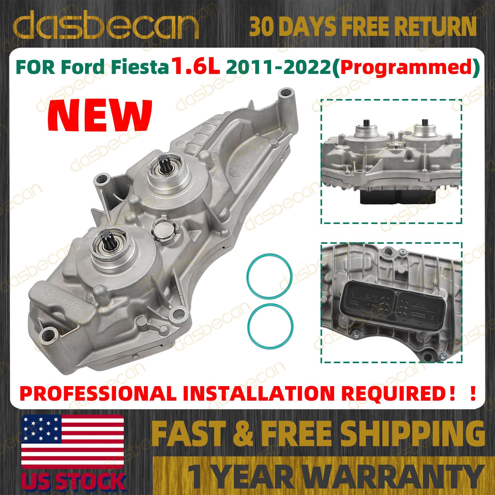 Programmed Transmission Control Module TCU TCM for Ford Fiesta 1.6L AE8Z-7Z369-F