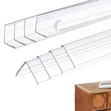 AHANDMAKER 14 Pcs Clear Wall Corner Protector, Self-Adhesive Edge Protector C...