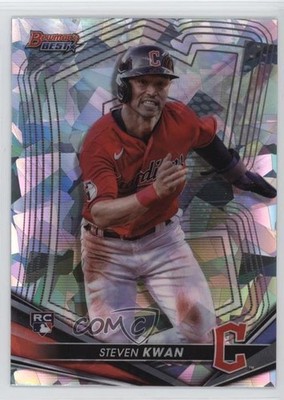 2022 Bowman's Best Atomic Refractor Steven Kwan #35 v9t