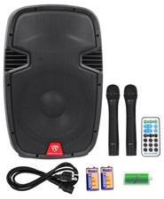 Rockville 12" Portable YouTube Karaoke Machine/System w/ 2 Mics See Description 