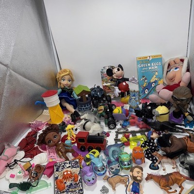 Big Junk Drawer Lot Of Various Items, Lighter, Toys, Pins, Pens, Nic-Nacs....