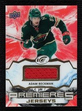 2021-22 Upper Deck Ice Ice Premieres Jerseys Adam Beckman #IPA-AB 1u6