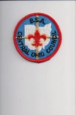 Central Ohio Council patch (Dk. Blue)