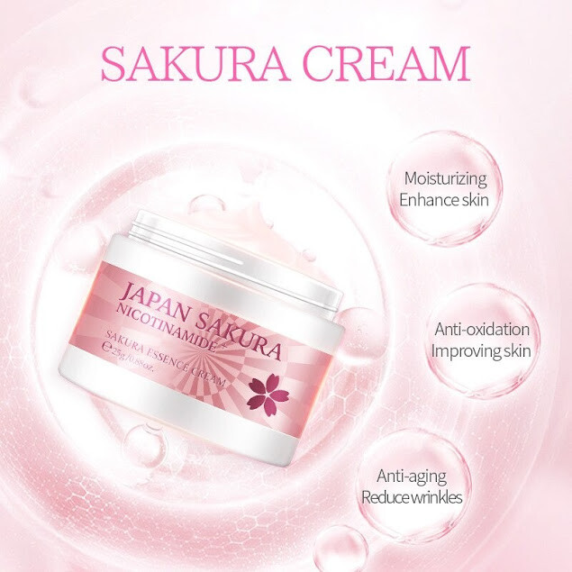 6Pcs Cherry Blossom Moisturizing Repair Anti-Aging-Wrinkle