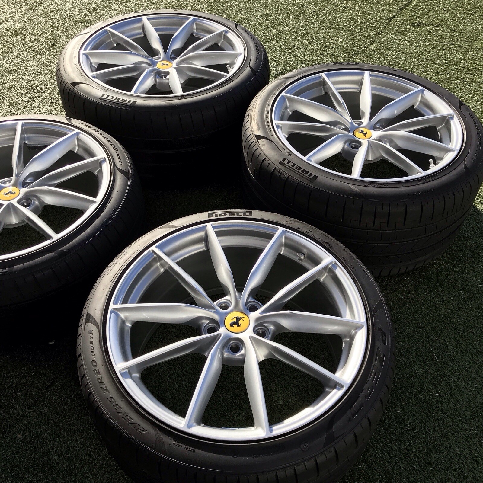 20 FERRARI 812 GTS FORGED LIGHT WEIGHT RIMS OEM STOCK FACTORY WHEELS TIRES F12