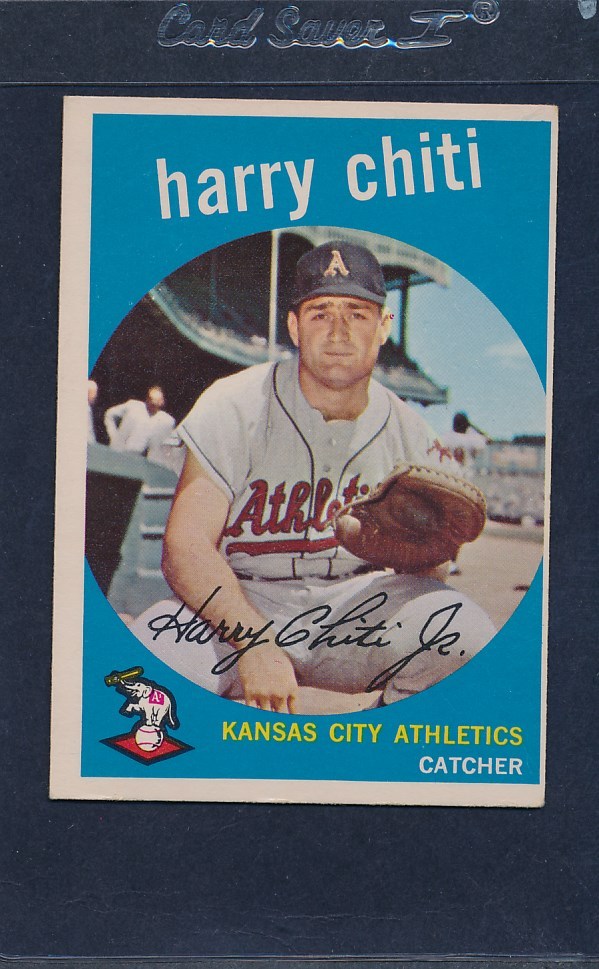 1959 Topps #079 Harry Chiti Athletics EX 59T79-42715-2 | eBay