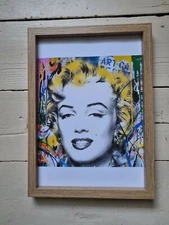 MARILYN MONROE POPART FRAMED PRINT 