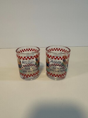 Always remember how much you are loved - Set of 2 Shot Glasses