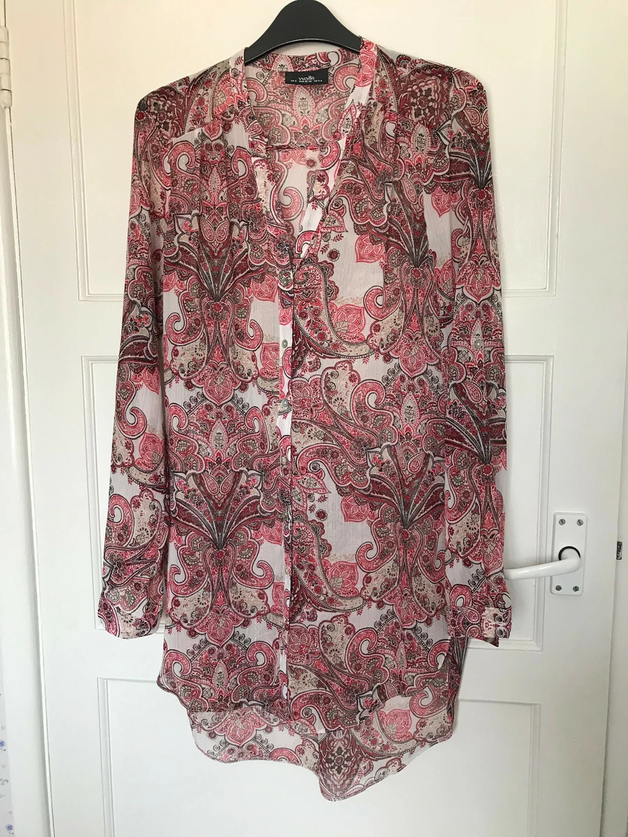Wallis cream paisley maxi shop shirt dress