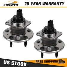 Pair Rear Wheel Bearing Hub Assembly For Buick LeSabre Cadillac DeVille Pontiac
