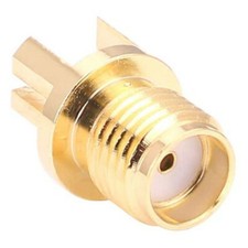 1PCS RF/Coaxial Connectors  CONSMA003.031-G〖 CONN SMA RCPT STR 50OHM EDGE MNT〗