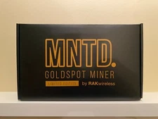 Brand New RAK MNTD GOLDSPOT Helium Limited Edition Hotspot Miner 8GB - IN HAND